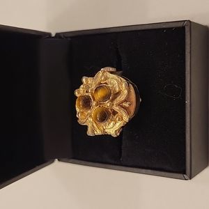 Vintage ring-adjustable with watch.